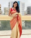 Kp 4016 Soft Lichi Silk Cloth With Jacquard Work Saree Best Wholesale Shop In Surat